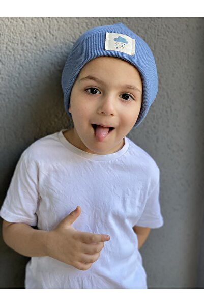 anna sofie Unisex Indigo (1-5 YEARS) Ribbed 100% Cotton Beret Lasnman Price)