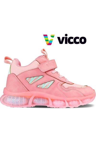 Vicco Size 26-35 Air Orthopedic Sole Lighted Children's Boots
