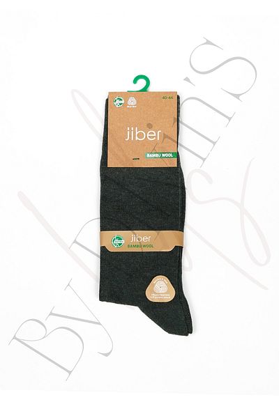 Jiber Мъжки чифт от 2 бамбукови вълнени чорапи 5650