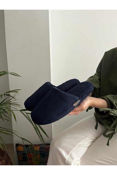Behtah Kundura Men's Thermal Wool Winter House Slippers Bathroom Slippers