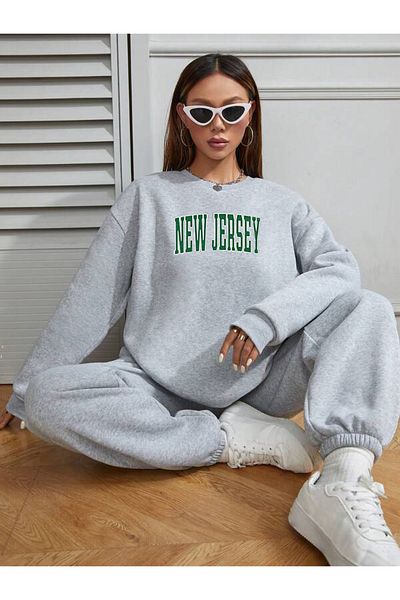 VİPER Унисекс суитшърт New Jersey Oversize