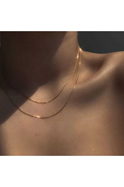 İPAR AKSESUAR Gold Tel Zincir Kolye