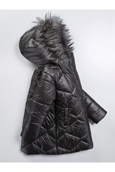 Midimod Gold 10-14 років Довга модель з капюшоном і флісовою підкладкою для дівчаток