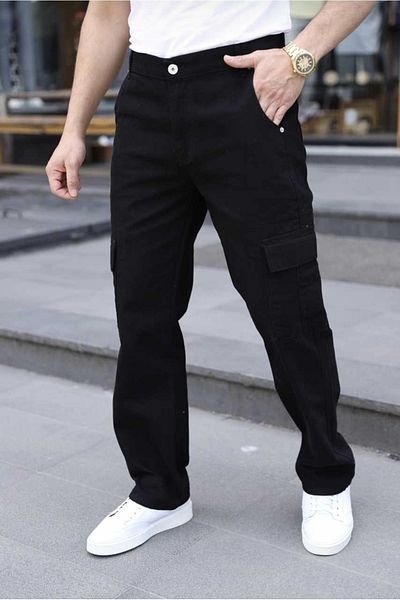 ElitWear Ανδρικό μαύρο παντελόνι Cargo Baggy (ΠΑΡΑΚΑΛΩ ΜΗΝ ΤΟ ΑΓΟΡΑΖΕΤΕ ΣΤΟΝ ΠΩΛΗΤΗ ΚΑΙ ΕΡΩΤΗΣΗ ΚΥΛΟ)
