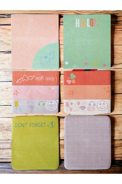 SEYFİKİRTASİYE PRINTED ADHESIVE NOTE PAPERS 20 PIECES