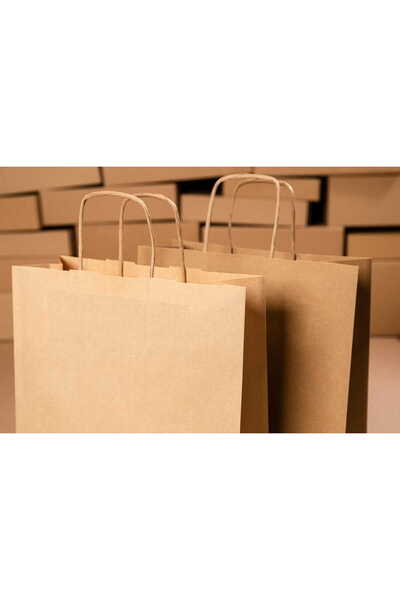 HDF PAZARLAMA 1. SINIF KRAFT ÇANTA 33X20X33 100 ADET