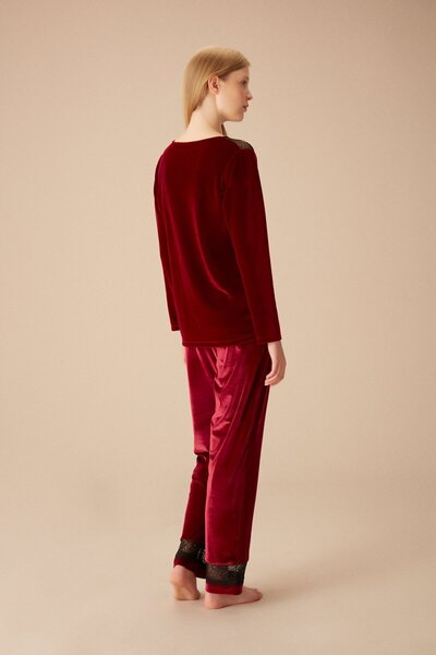 SUWEN Velvet Night Pajama Set