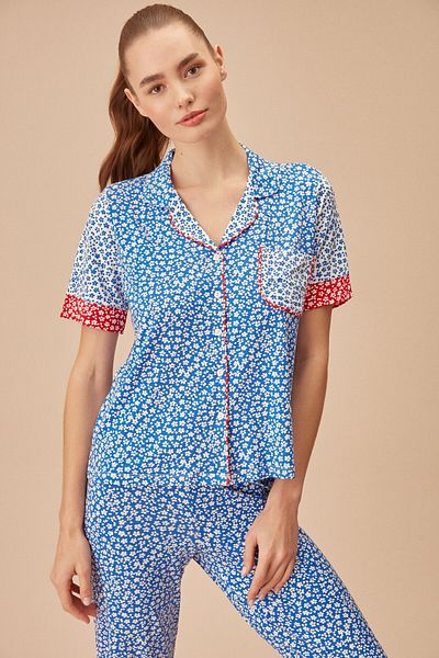 SUWEN Set pijama masculin Jasmine