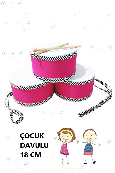 AyasEğiticiOyuncak Eğitici Müzik Aleti Çocuk Darbukası - Trampet - Çocuk Davul