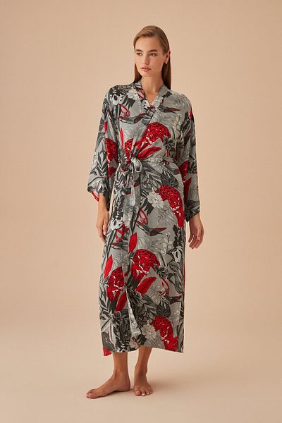 SUWEN Lupine Long Dressing Gown