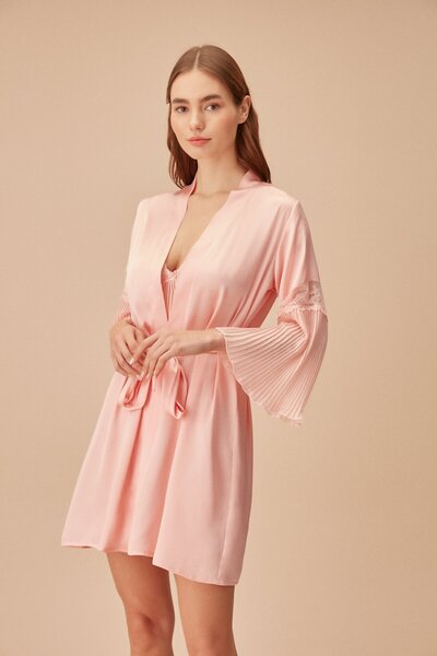 SUWEN New Romantic Bride Dressing Gown