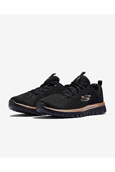 SKECHERS Graceful-get Connected Kadın Siyah Spor Ayakkabı 12615 Bkrg