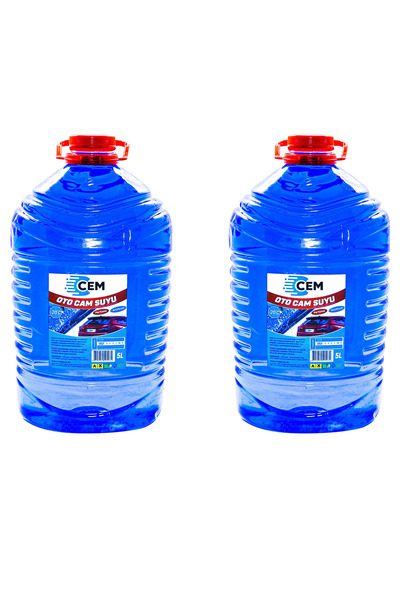 Cem Cam Suyu 5 Lt Antifrizli -20 Derece 2' Li Paket
