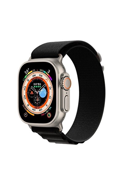 Apple Watch Uyumlu 42mm 44mm 45mm 49mm 1/2/3/4/5/6/se/7/8/ Ultra Alpine Loop Hasır Kordon