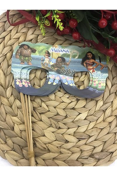 Deniz Party Store Μπαλόνι ομιλίας σε σχήμα γυαλιών με θέμα MOANA 5 τεμάχια
