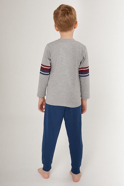 U.S. Polo Assn. US Polo Assn1537 Ohio Boy's Long Sleeve Pajamas Set