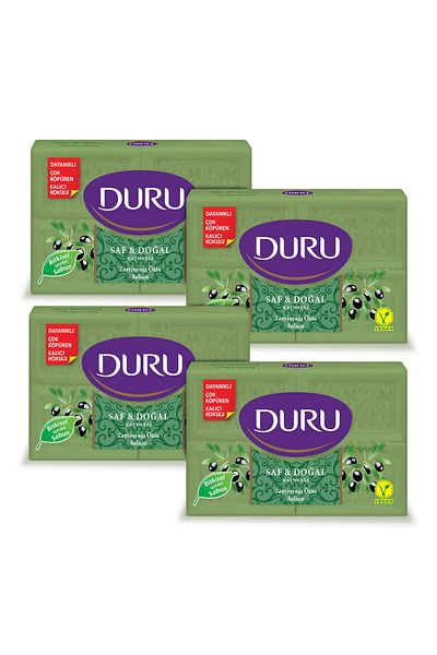 Duru Pure & Natural Welded Olive Oil Extract 16 Pieces Mold Soap 4x600gr