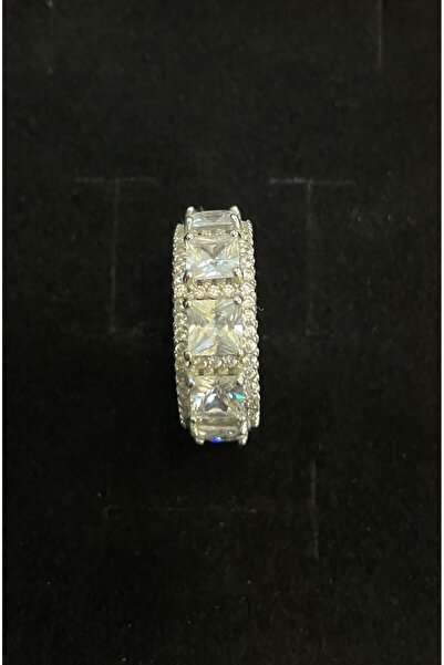 ÖZCAN 925 AYAR TAM TUR BAGET GÜMÜŞ YÜZÜK