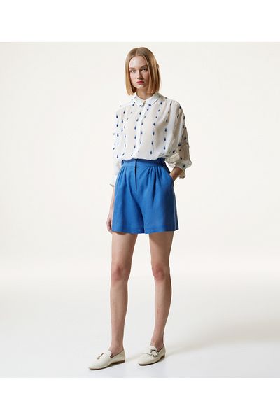 Machka Embroidered Oversize Long Shirt
