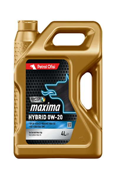 Petrol Ofisi Maxıma Hybrid 0w-20 Motor Yağı 2025 Üretim