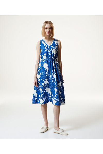 Machka Adjustable Waist Shirt Dress