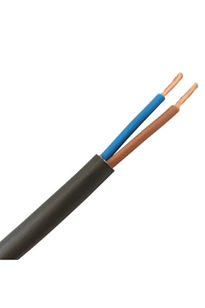 ÖZNUR PINN GLOBAL - ÖZNUR 2X0,75MM TTR KABLO / SİYAH (10 METRE)