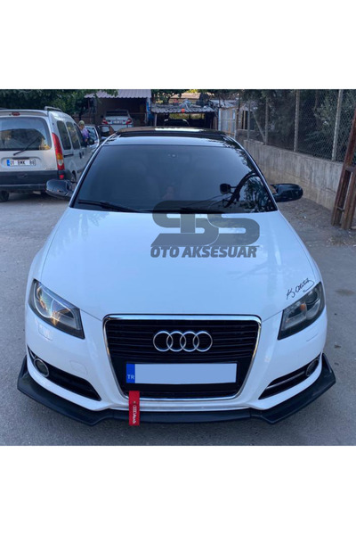 Furens Audi A3 8p Batman Yarasa Ayna Kapağı Piano Black / 2008-2012