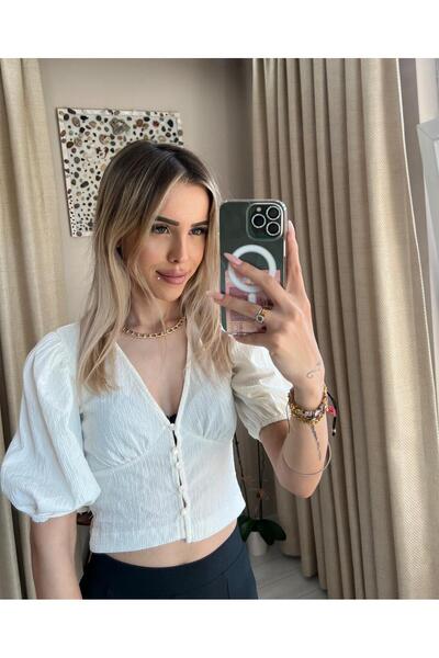 İBABUTİK ΓΥΝΑΙΚΕΙΑ ΜΠΛΟΥΖΑ ΜΕ ΚΟΥΜΠΙΑ