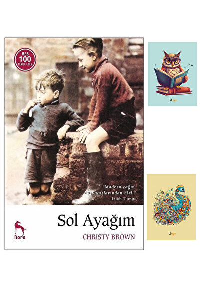 Nora Sol Ayağım - Christy Brown - - 9786257359740 (2 NOT DEFTERLİ)