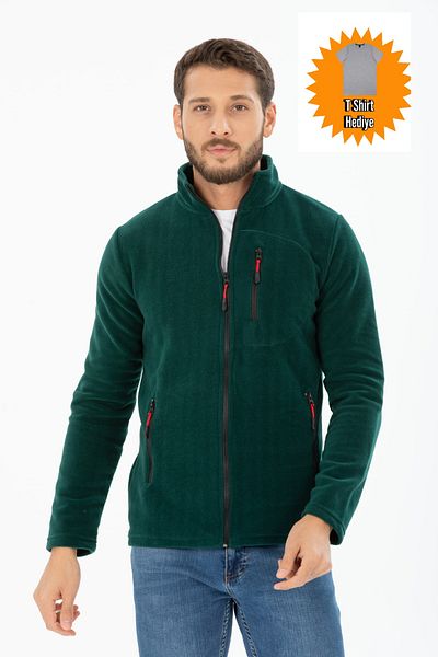 Four Man Ανδρικό μπλουζάκι Fleece Jacket Δώρο