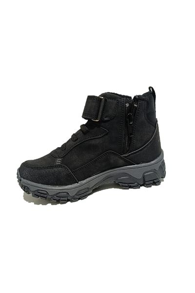 NHA 4341 black DAILY WINTER water cold resistant comfortable sheepskin zipper boots