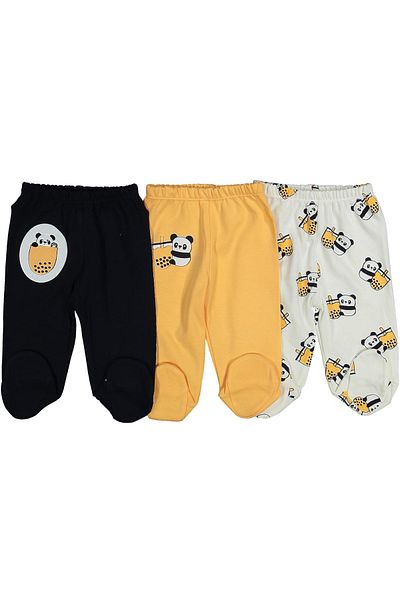 Necix's PANDA PATTERNED TRIPLE BABY BOTTOM