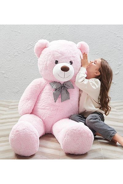 Sole 160 cm Special Romantic Giant Size Plush Bear with Bow Tie for Lovers- 100% Local