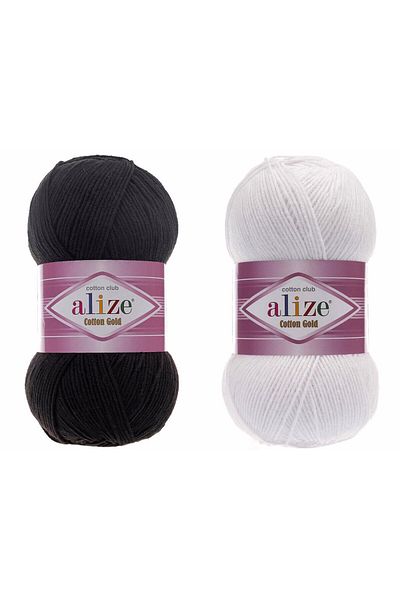 Alize Cotton Gold Alize Knitting Yarn (60 and 55 NO -100 Grams)