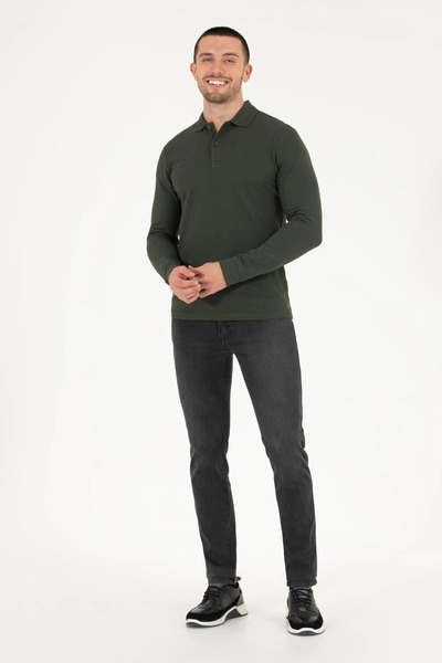 Pierre Cardin Koyu Yeşil Erkek Sweatshirt