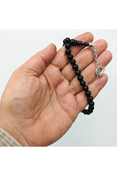 OltutaşıMarket مسبحة صلاة من حجر الزهور الجورجي بطول المعصم مقاس 8 مم