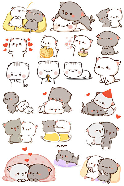 Belinay Bulutay Kedili Sticker