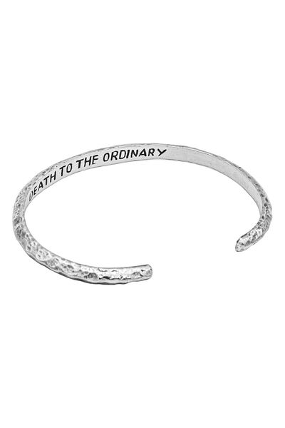 HAZE & GLORY Armband Armreif - Death To The Ordinary 925 Silber