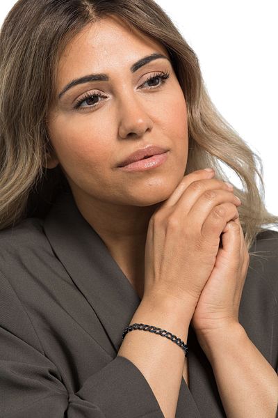Heideman Gliederarmband Ylva schwarz farben feminin