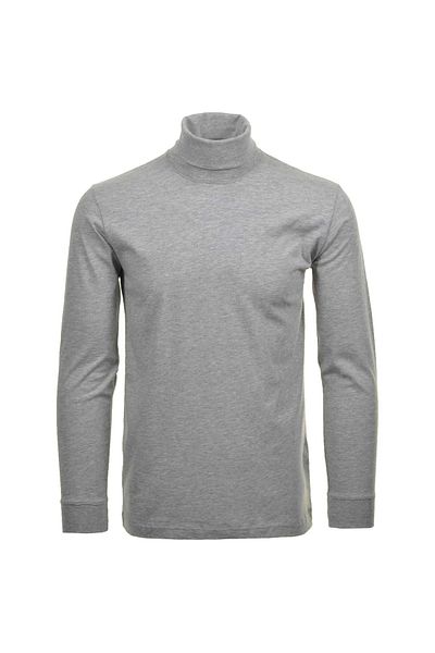 Ragman Herren Rollkragenpullover – Single Jersey Regular Fit, Langarm Basic Rollkragen, einfarbig