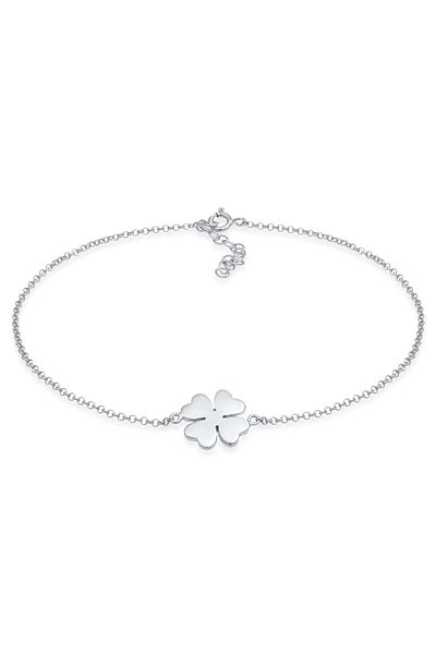 ELLI Fußschmuck Kleeblatt Glückssymbol Tılsım 925 Gümüş