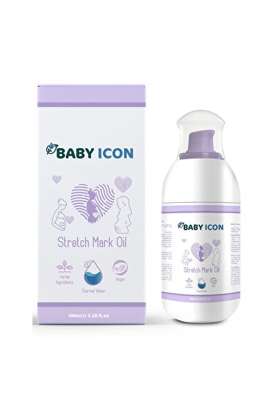 Baby İcon Baby İcon Gebe Çatlak Önleyici Yağ Beyaz Beyaz