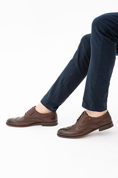 Tamer Tanca Erkek Hakiki Deri Klasik Ayakkabı 183 22056 K Erk Ayk Y22