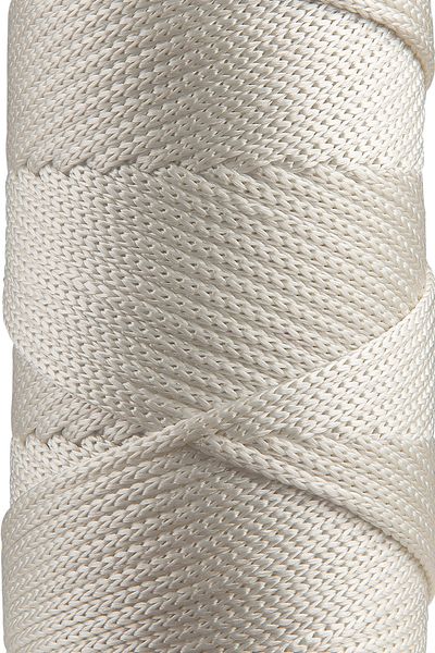SENSY 5 Mm - 400 gr Polyester Macrame Thread Ecru 95 M Polyester Macrame Thread Supla Thread And Bag Thread