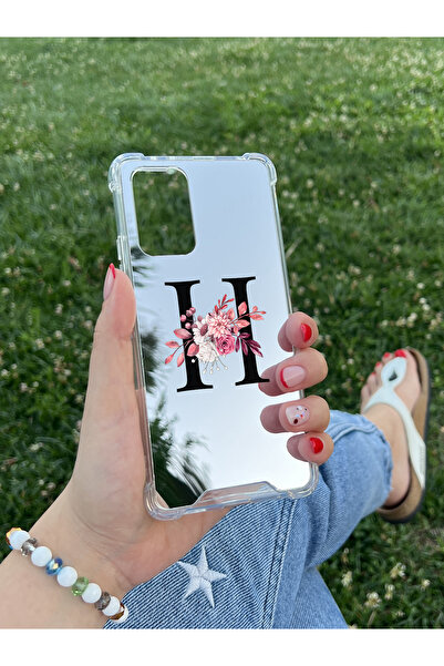 Coco Aksesuar Xiaomi Redmi Note 10 Pro Max Uyumlu Aynalı H Harf Desenli Kamer...