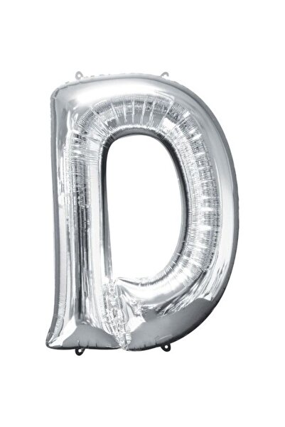 partideyince بالون فويل حرف D فضي