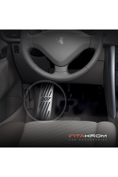 İntachrom Peugeot 207 Krom Ayak Dinlendirme Pedalı - 2009 - 2012