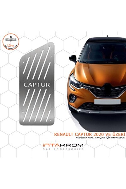 intakrom Renault Captur Krom Ayak Dinlendirme Pedalı 2020 Ve Üzeri