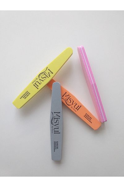 MİNİFİYONK Buffer Prosthetic Nail File Paper File 4 Pieces