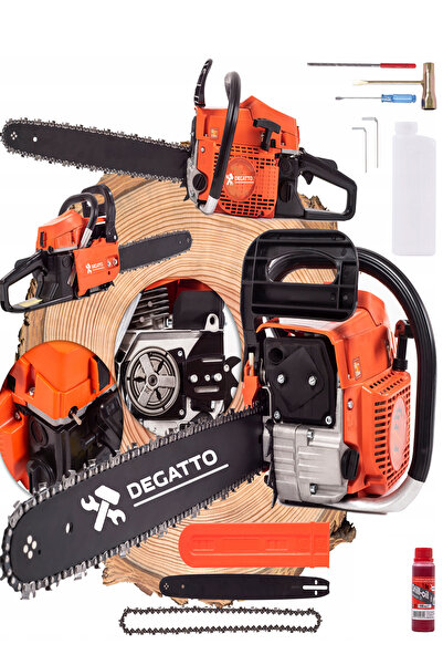 DEGATTO Alman Strong X-power9900 Motorlu Testere Titanium Karter 50 Cm Pala R...